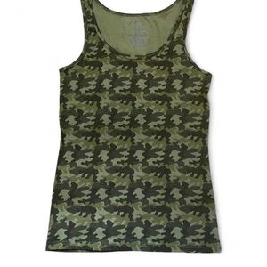 FADED GLORY • GREEN CAMO TANK TOP • SIZE - XXL • VINTAGE